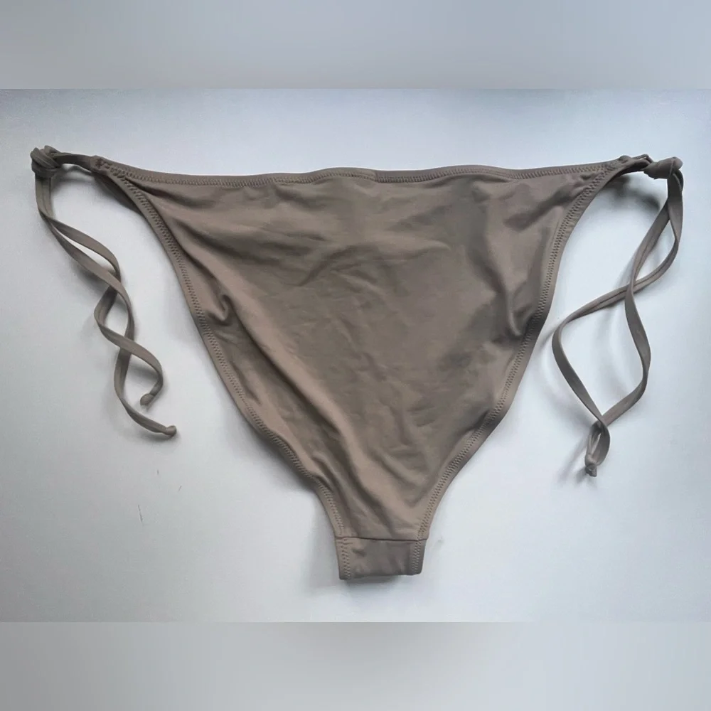 Skims Signature Swim Dipped Tie Bikini Bottom Size 3X NWT Desert